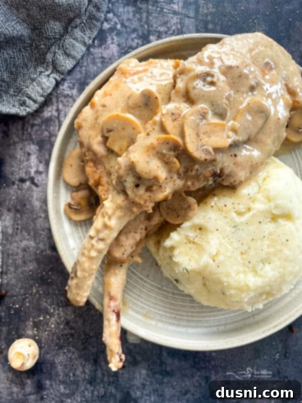 Mushroom Gravy Pork Chops 8 img 135 7