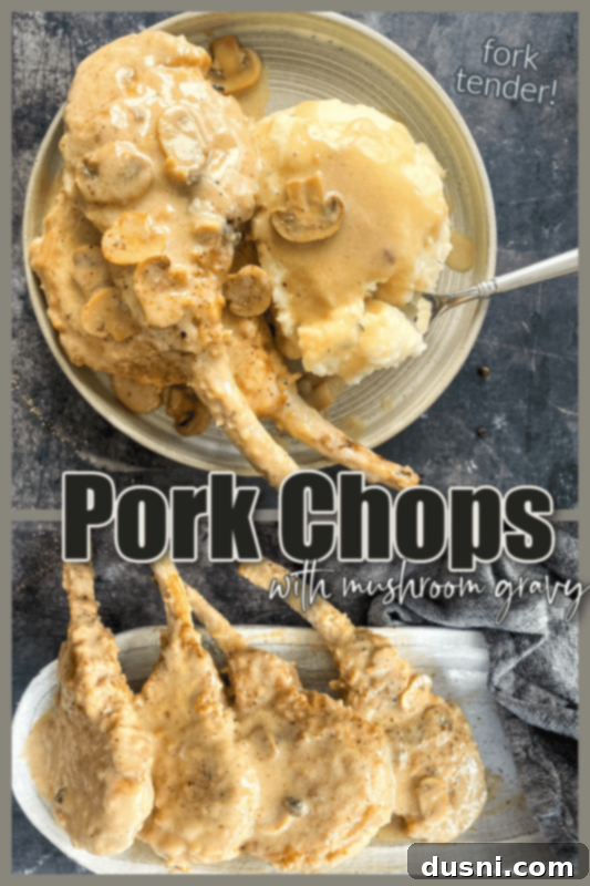 Mushroom Gravy Pork Chops 9 img 135 8