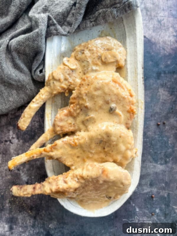 Mushroom Gravy Pork Chops 10 img 135 9