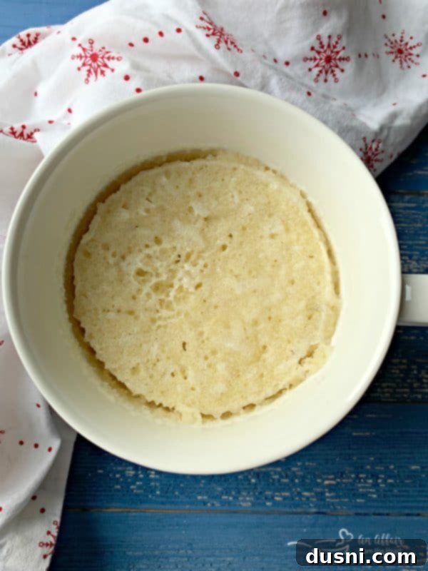 Tropical Coconut Mug Delight 4 Coconut Mug Cake prep