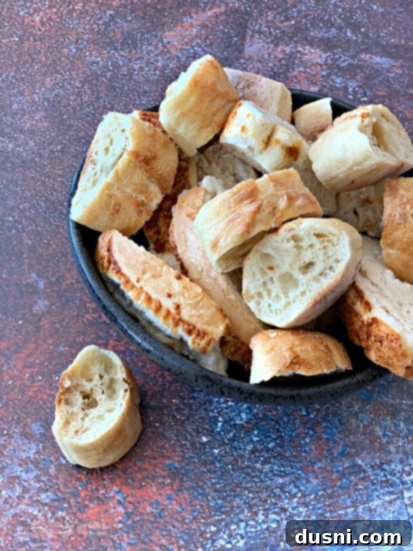 Make Homemade Croutons from leftover bread