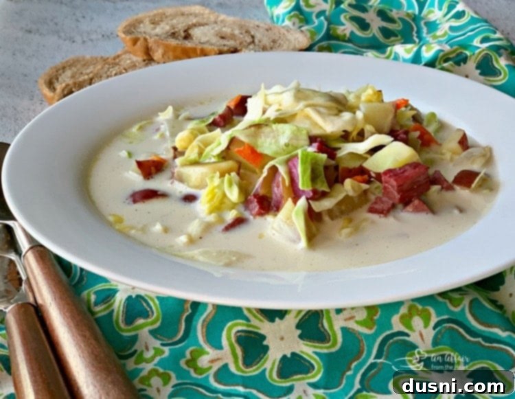 Corned Beef and Cabbage Comfort Soup 18 Creamy Corned Beef & Cabbage Soup