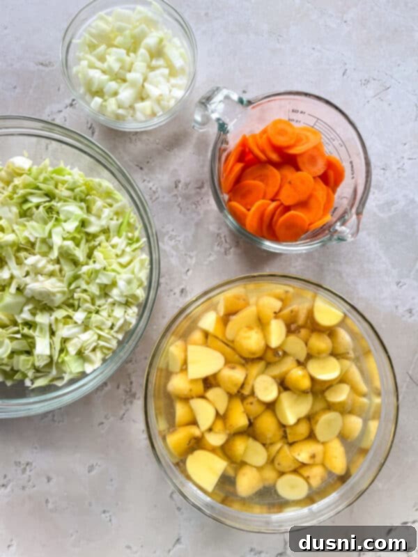 Corned Beef and Cabbage Comfort Soup 6 Ingredients for Creamy Corned Beef & Cabbage Soup