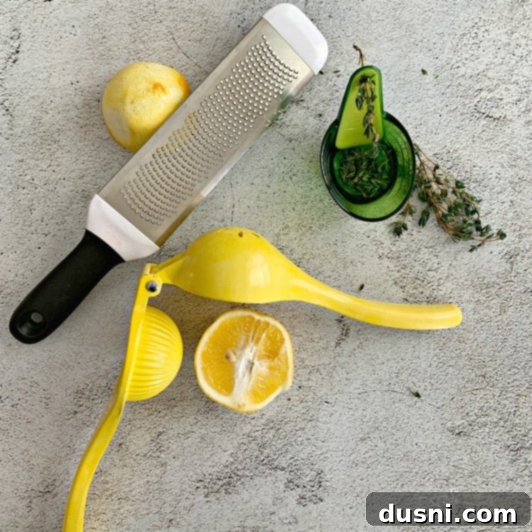 Bright Greens with Zesty Lemon Thyme Vinaigrette 6 Lemon Thyme Vinaigrette