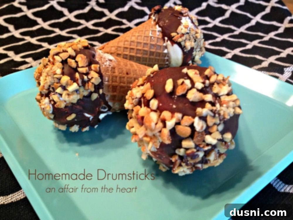 The Ultimate Homemade Drumsticks 16 Close up of homemade drumsticks on a blue plate with text "homemade drumsticks"