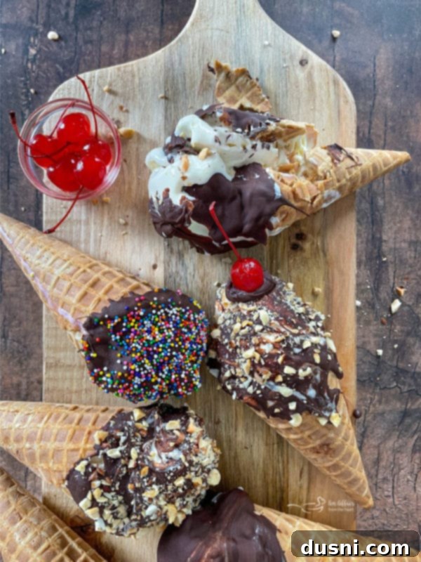 The Ultimate Homemade Drumsticks 4 A group of homemade drumsticks with sprinkles and nuts, ready to enjoy