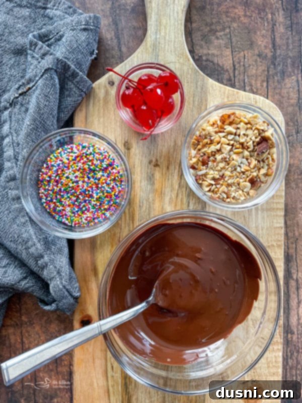 The Ultimate Homemade Drumsticks 6 Homemade drumstick ice cream ingredients laid out