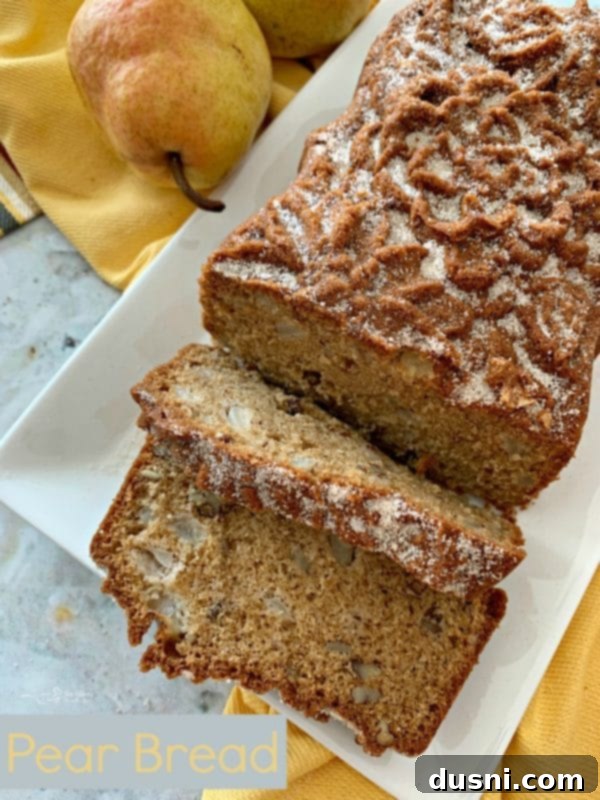 Autumn Pear & Spice Bread 7 Pear Bread