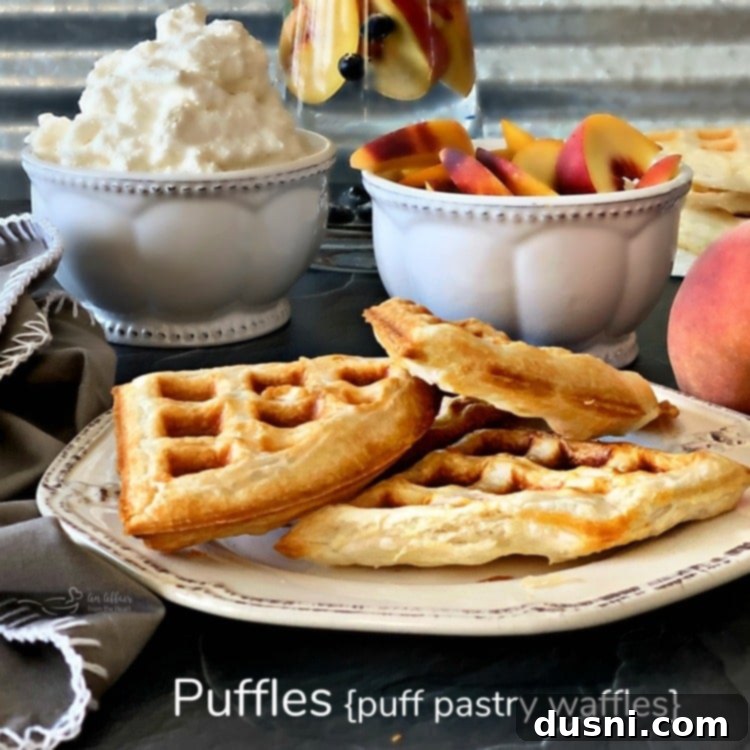 Puffles - Puff Pastry Waffles