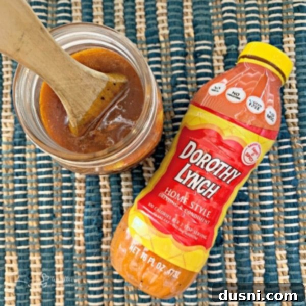 Dorothy's Signature BBQ Pork Chops 4 Dorothy Lynch BBQ sauce and bottle of dressing