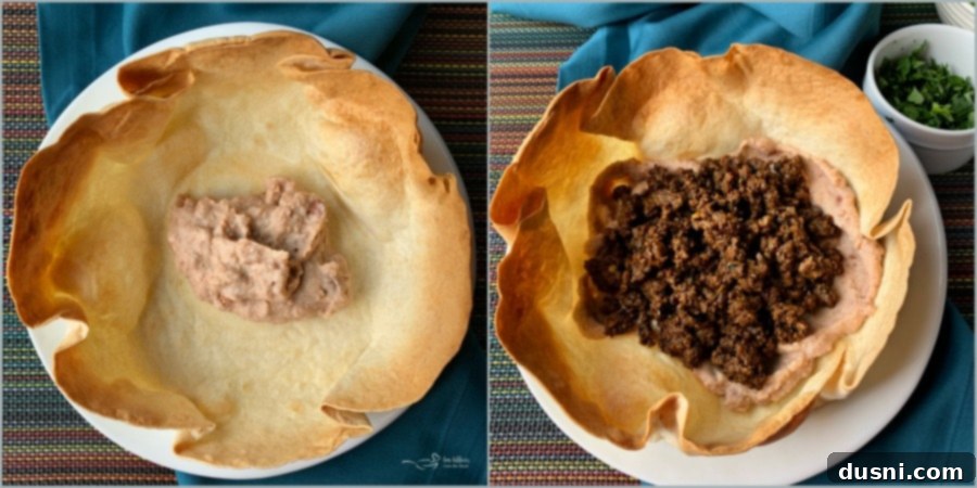 Ingredients for Dorothy's Taco Salad laid out for preparation