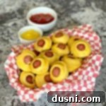 Corn Dog Muffin Bites 15 close up of Corn Dog Mini Muffins