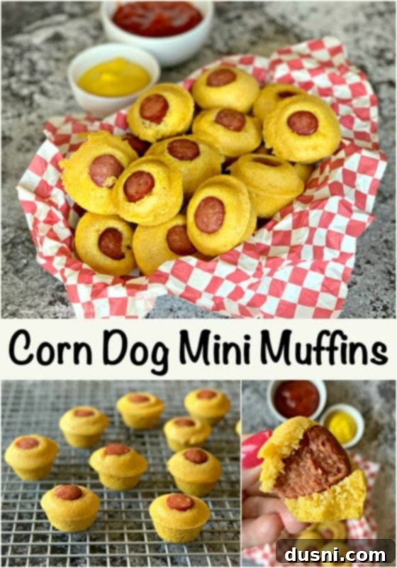 Corn Dog Muffin Bites 4 Corn Dog Mini Muffins