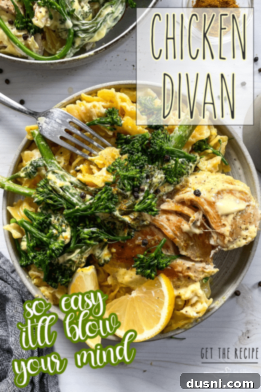 Serving of Chicken Divan in a bowl