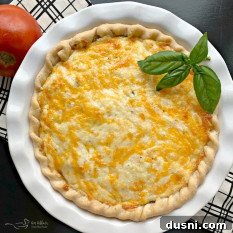 Baked Southern Tomato Pie
