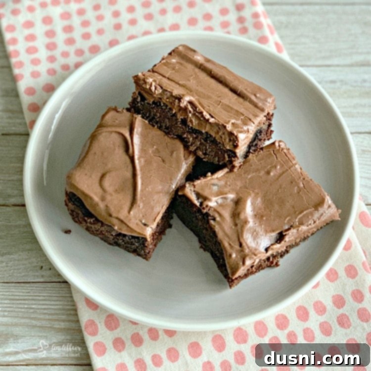 Frosted Zucchini Brownies
