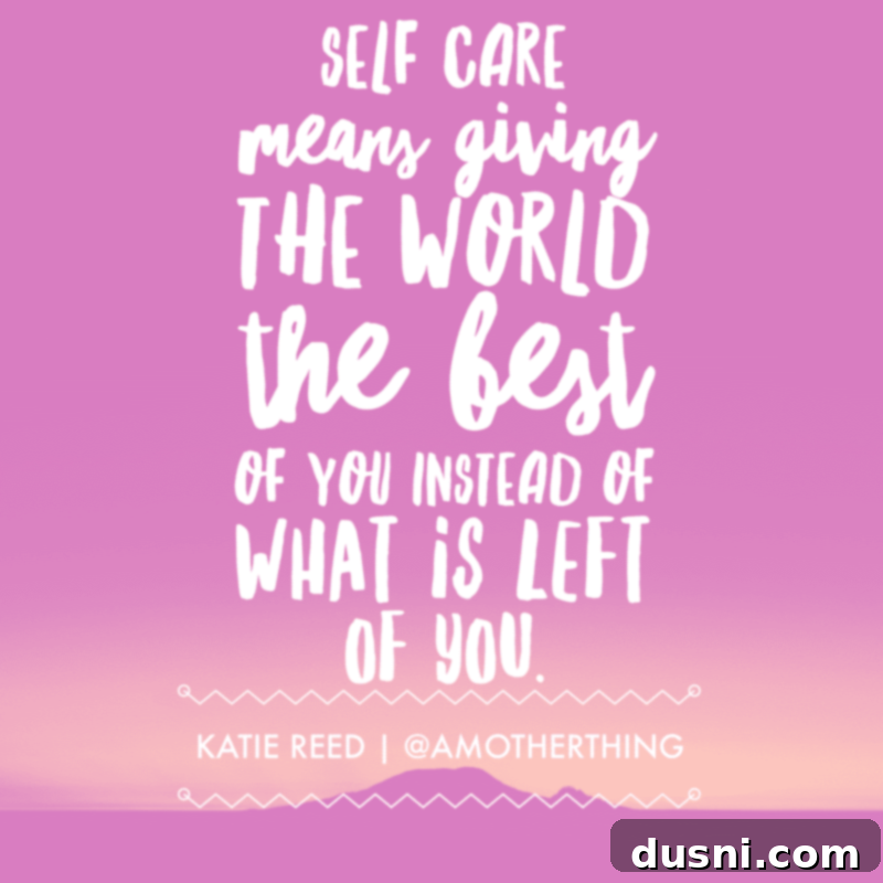 Self Care Quote
