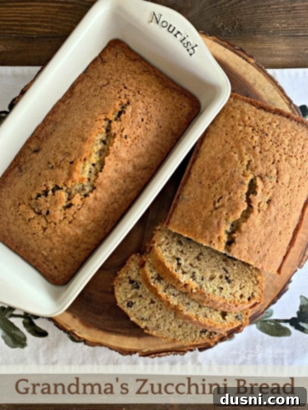 Heirloom Zucchini Loaf 13 Grandma's Zucchini Bread - Hero Shot