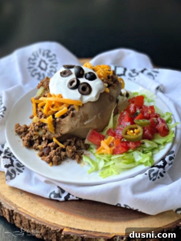 Taco Loaded Baked Potato
