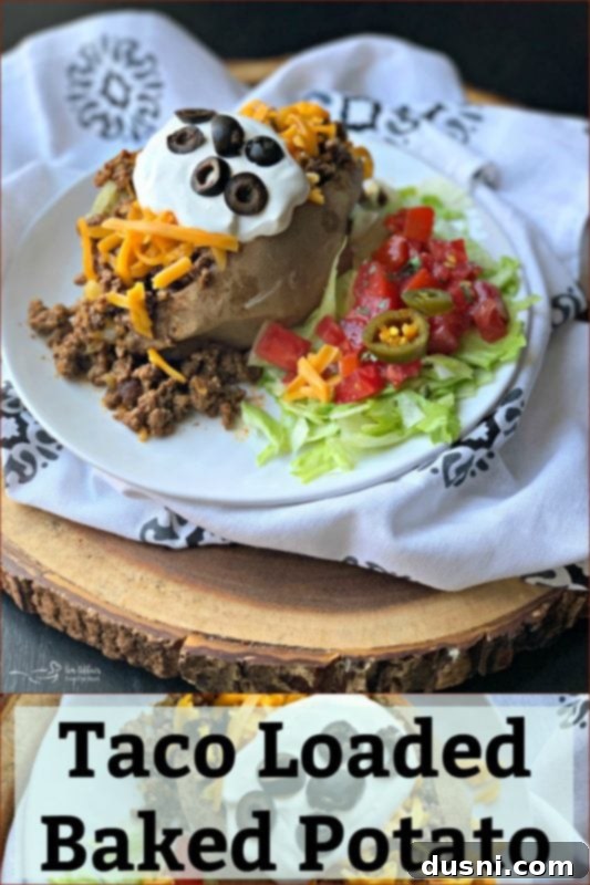Taco Loaded Baked Potato