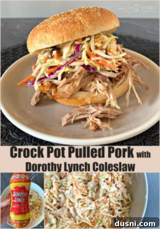 Slow Cooker Pulled Pork with Dorothy Lynch Coleslaw 16 Crock Pot Pulled Pork with Dorothy Lynch Coleslaw