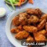 Close up of Air Fryer Copy Cat Hooter's Wings
