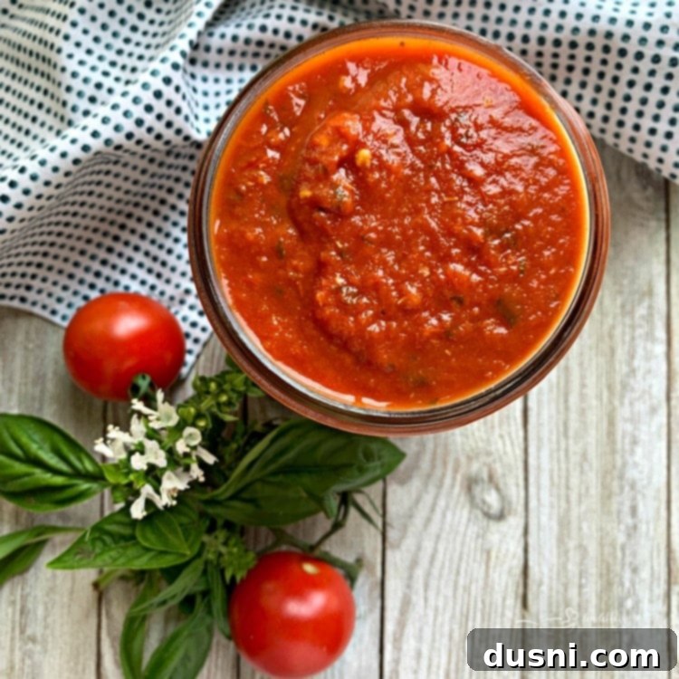 Simple Homemade Marinara Sauce