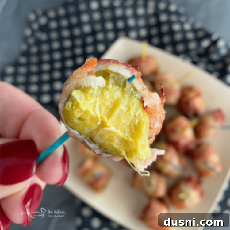 Bacon Blanketed Brussels Sprouts 5 Bacon Wrapped Hot Brussels Sprouts close up bite