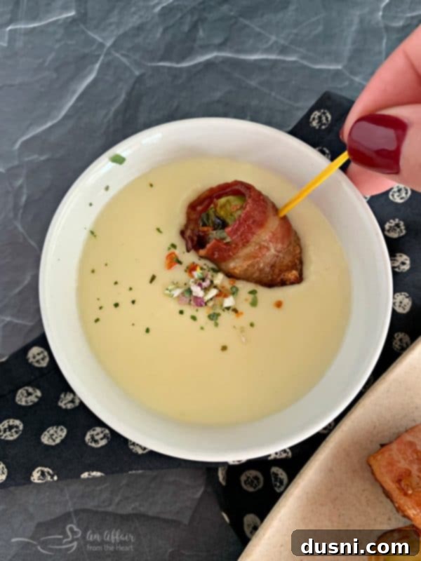 Bacon Blanketed Brussels Sprouts 11 Bacon Wrapped Hot Brussels Sprouts dipping