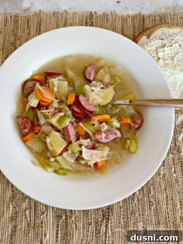 Kapusniak Polish Sauerkraut Soup 11 Polish Sauerkraut Soup - Kapusniak