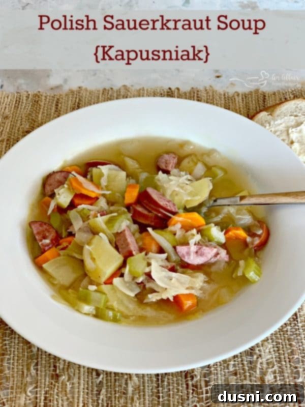 Kapusniak Polish Sauerkraut Soup 12 Polish Sauerkraut Soup - Kapusniak