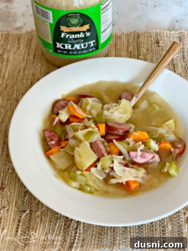 Polish Sauerkraut Soup - Kapusniak