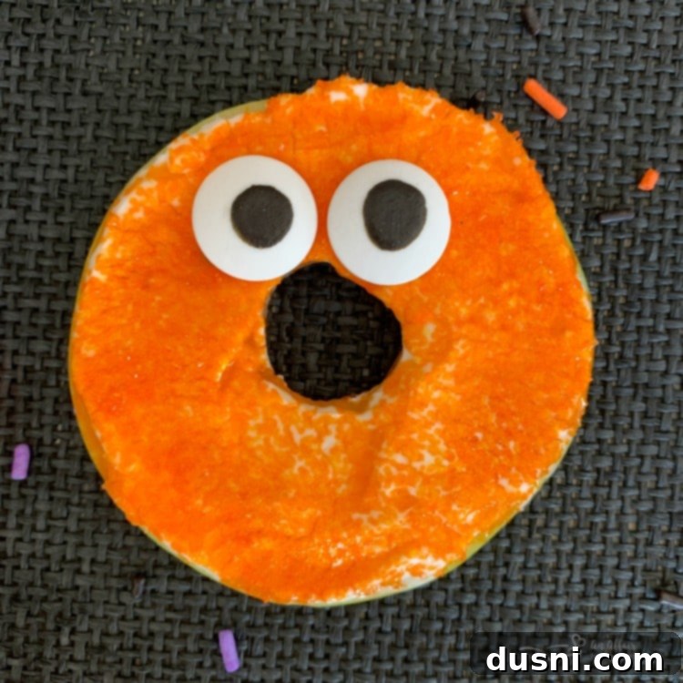 Apple Donut Monsters orange monster