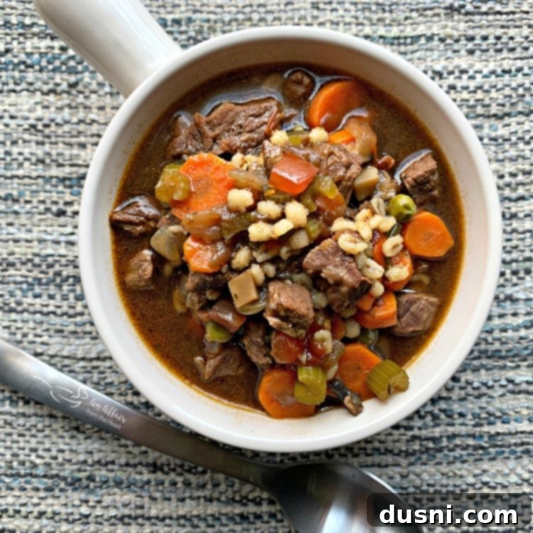 Hearty Instant Pot Beef and Vegetable Soup 3 Instant Pot Vegetable Beef Soup