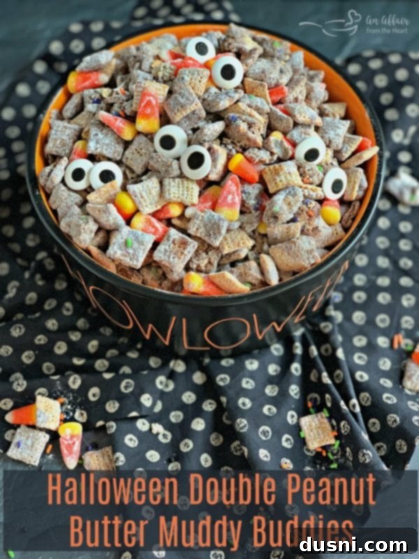 Halloween Double Peanut Butter Muddy Buddies HERO