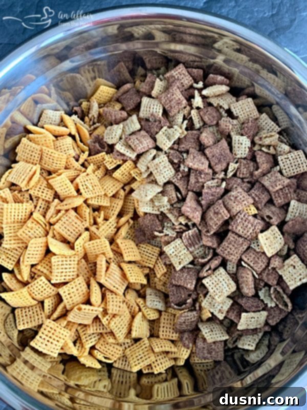 Halloween Double Peanut Butter Muddy Buddies chex cereal