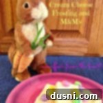 Melt-in-Your-Mouth Sugar Cookie Bars with Creamy White Chocolate Frosting 2 Sugar cookie bars on a pink plate and a plush brown easter bunny on a blue surface. Text