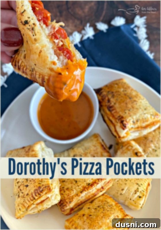 Dorothy's Delicious Pizza Pockets 16 Dorothy's Pizza Pockets - An Affair from the Heart