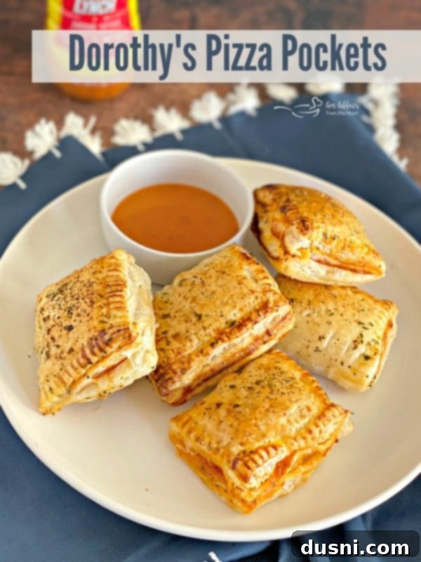 Dorothy's Delicious Pizza Pockets 17 Dorothy's Pizza Pockets HERO