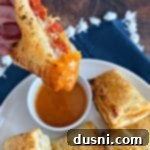 Dorothy's Delicious Pizza Pockets 19 Close up of a Dorothy's Pizza Pocket