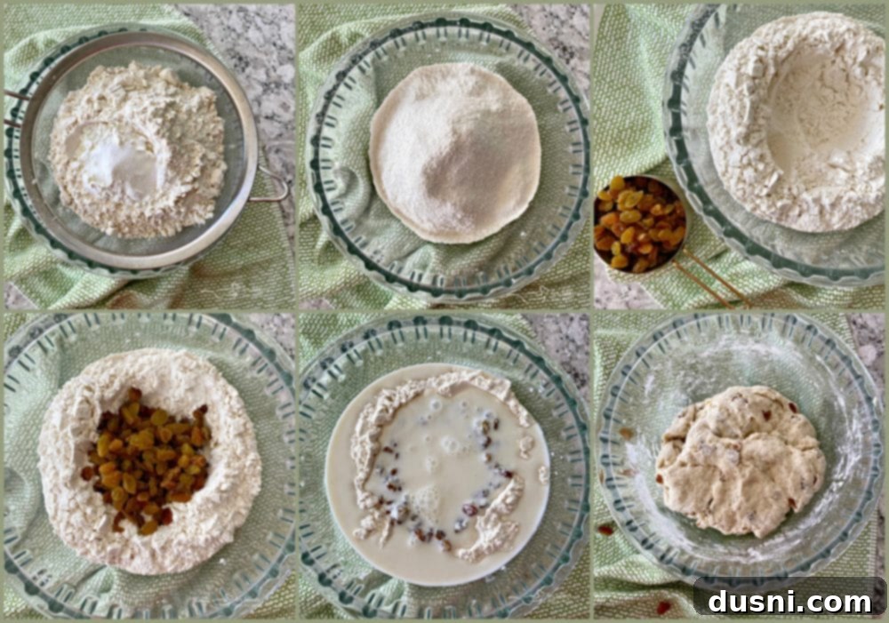 Irish Soda Bread Prep Collage