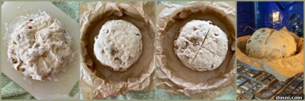 Irish Soda Bread Prep Collage 2