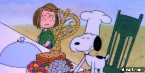 A humorous image of a small, somewhat sparse holiday meal, implying a challenge for leftovers.