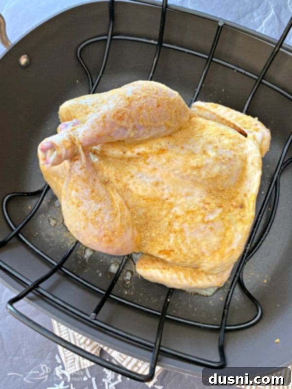 Jamaican Jerk Glazed Chicken over Sweet Coconut Rice ready for the oven