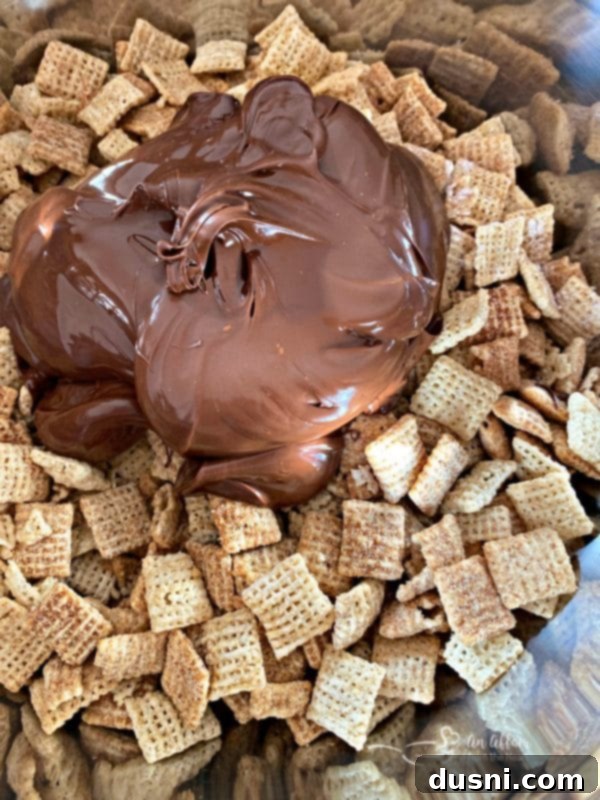 Aztec Hot Cocoa Medley 5 Melting chocolate for Mexican Hot Chocolate Chex Mix