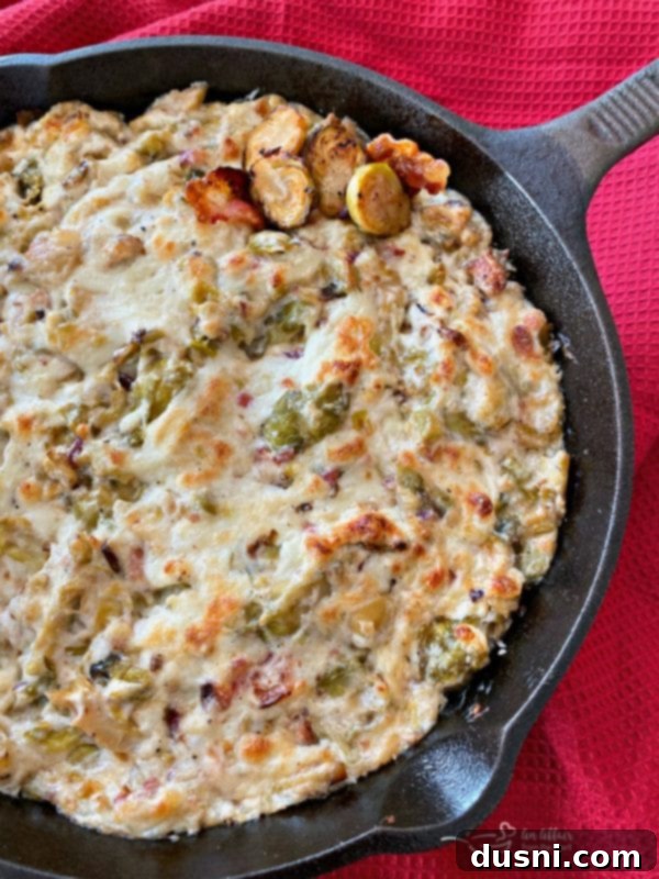 Cheesy Brussels Sprouts Dip