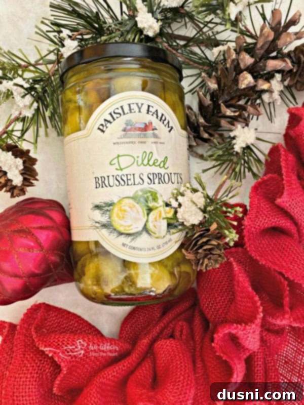 Paisley Farm Dilled Brussels Sprouts holiday