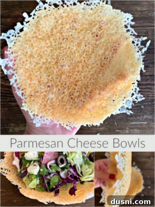 Parmesan Cheese Bowls - An Affair from the Heart