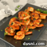 Spicy Caribbean Shrimp Appetizer plated
