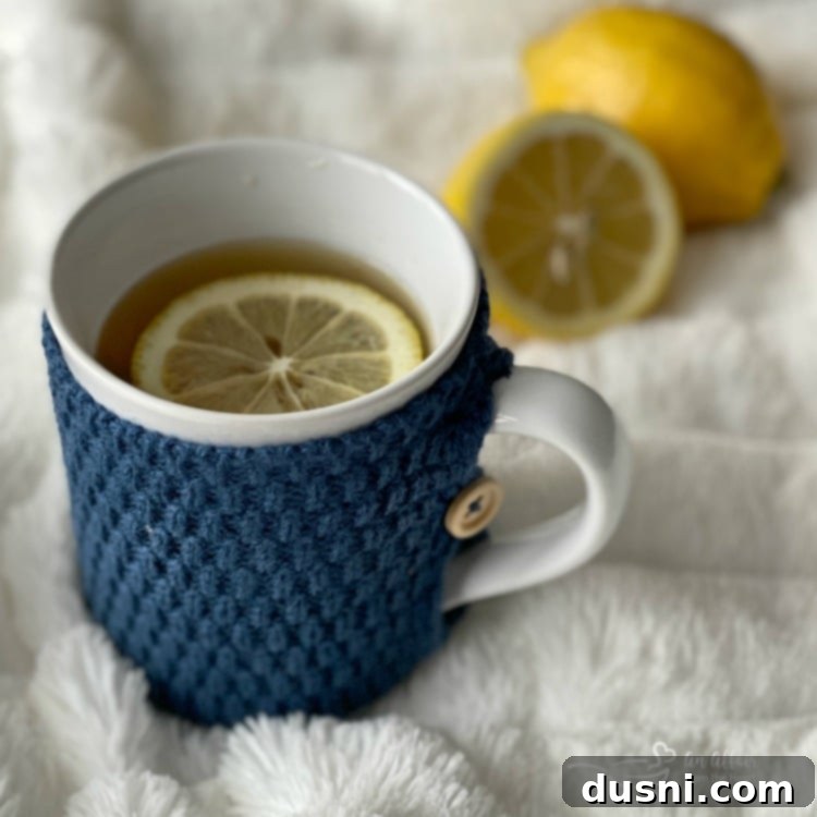 Starbucks Copy-Cat Recipe Medicine Ball in a festive mug